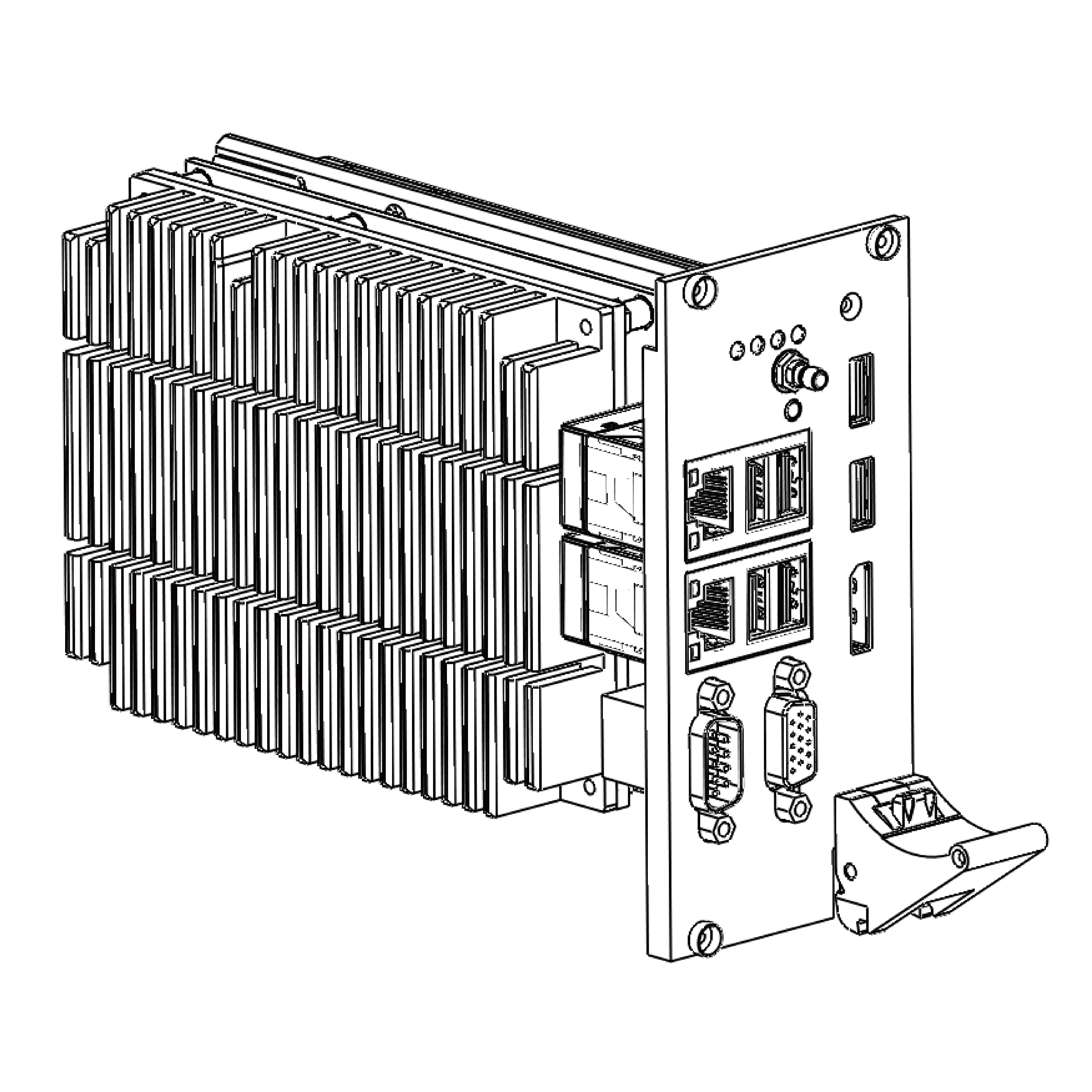 全国产化PXIe飞腾腾锐控制器-PXIe-3308F