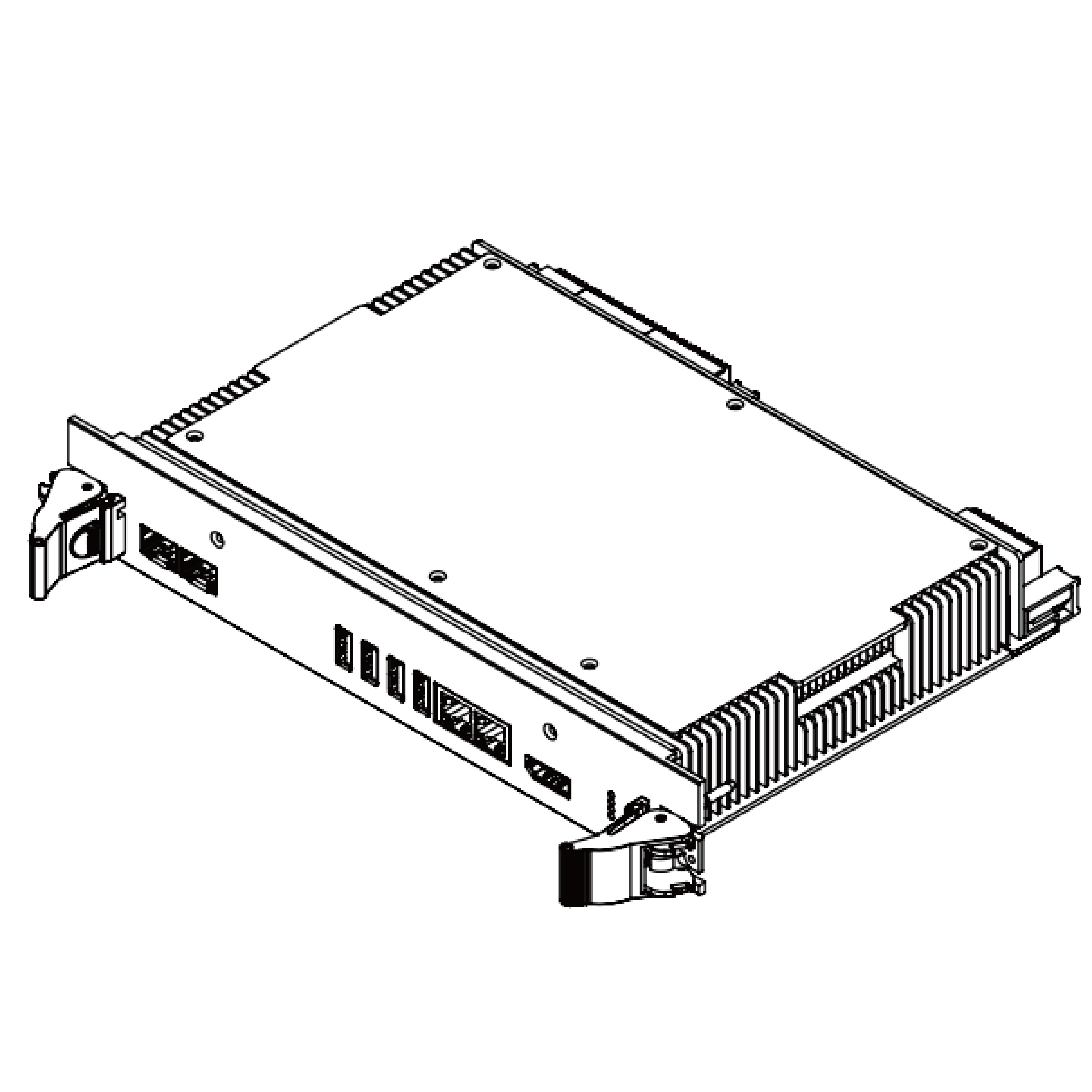 VPX i7 13代系列6U 8HP控制器  VPX-6216
