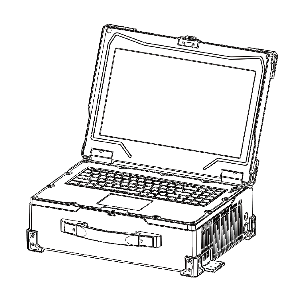 15.6寸  CPCI加固便携机  CPCI-M1506（前侧拉手）