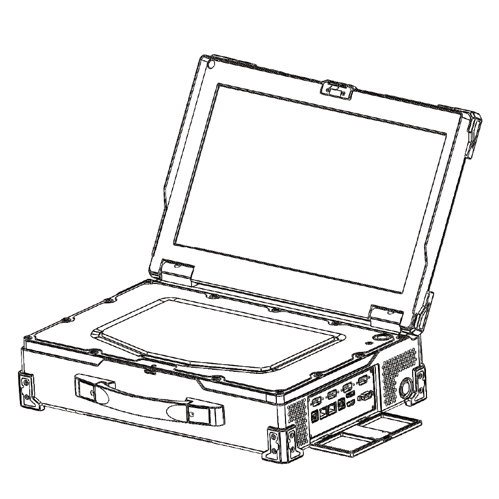 17.3寸 6槽CPCI\PXI加固便携机  CPCI-E1706