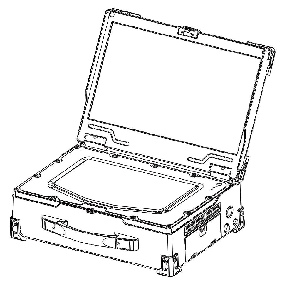 17.3寸 7槽CPCI\PXI加固便携机  CPCI-E1707