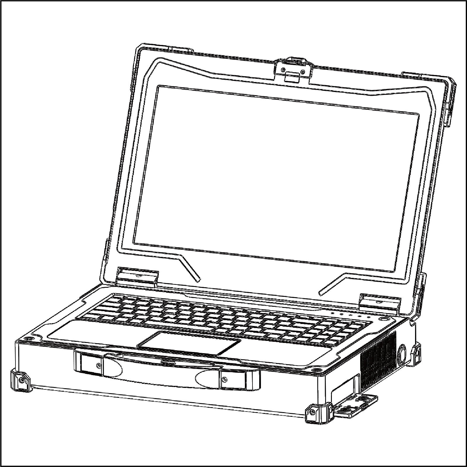 15.6寸  2槽PCIe/PCI加固便携机  PCIe-1502