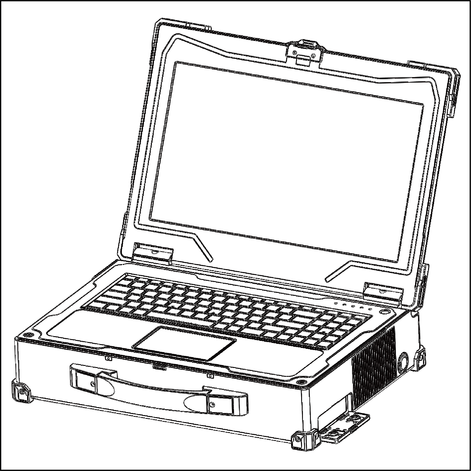 15.6寸  3槽PCIe/PCI加固便携机  PCIe-1503